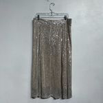 WD•NY WDNY Champagne Sequin Midi Skirt Sz XL NWT Photo 10