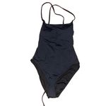 Roxy NWOT Womens Small Black One Piece Swimsuit Adjustable Straps Scoop Neck Photo 1