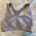 DSG Light Purple Patterned Sports Bra Size M Photo 0