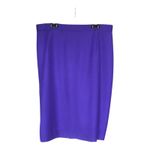 Valentino Garavani Valentino Miss V Italy Purple Lana Wool Pencil Skirt Women's Size 46/12 Photo 0