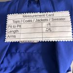 Chico's ‎ Womans Button Up Shirt Size Small OR 0 Royal Blue Professional Career Photo 3