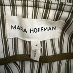 Mara Hoffman  Lici skirt cream olive green striped mini size 4 C10 Photo 5