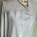 St. John Open Waterfall Contrast Gray Cardigan Size Small Photo 11