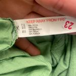 Free People  Green Ruffled Tiered Maxi Sundress oversized XS Photo 7