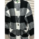 Dip Black/White Plaid Long Sleeve Button Closure Jacket Size M Pockets Black Size M Photo 2