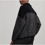 Varley  Sweater Willard Half‎ Zip 2.0 Chunky Knit Pullover Black NWT $178 Sz S Photo 1