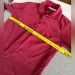 Vintage 90s Chadwick’s Burgundy Dark Red Faux Suede Shacket Button Down Shirt XL Size 14W Photo 6