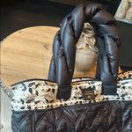 Juicy Couture Vintage Black Padded Quilted Tote Bag Large Photo 2