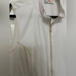 Quacker Factory  White French Terry Vest with Rhinestone Zipper Size L Photo 1