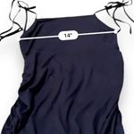 Hutch Anthropologie Navy Blue Sleeveless Ruched Asymmetrical Mini Dress Sz S NEW Photo 8