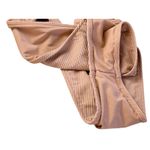 Frankies Bikinis Cherub Connor Ribbed Scoop Bikini Set Brown Taupe Size XL Photo 4