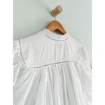 Madewell  | NWT Shirred Lace-Trim Top in White | Sz XS Photo 12