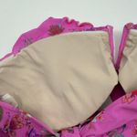 PQ SWIM PILYQ Bikini Top Size Large NEW Bandeau Sample Strapless Ruffle NWOT Purple Photo 6