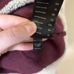 Kuhl  Jacket Women's Small Maroon Alfpaca Sherpa Trim Blue‎ Wasatch Logo 4210 Photo 3