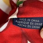 Tommy Hilfiger Apple Fabric Logo Tote Bag Coin Purse Keychain Red White Blue 9” Photo 14