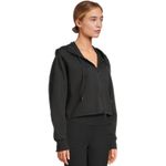 Adidas by Stella McCartney Cropped Hoodie Size Large Black Photo 4