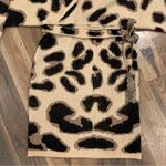 Cool Attitude Cameo Batwing Beige Animal Print Knit Dress Size XL Photo 8