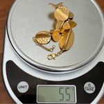 Kate Spade  New York  Worn Gold Metal Petal Bracelet 55g. Photo 12