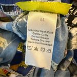 Colorful Playbill Print Pants Blue Size M Photo 3