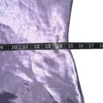 Victoria's Secret Purple Satin V-Neck Open Back Mini Dress Slip Nightgown SMALL Photo 4