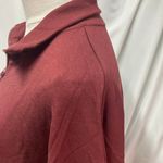 Lou & grey  Signaturesoft Plush Quarter Zip Pullover Sweatshirt Women XL Burgundy Photo 1