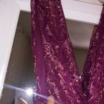 Lulus Red/Pink Lace Mini Dress Photo 6