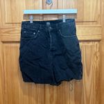 BDG Urban Outfitters Size 28 Black Denim High-Rise 90s Long Inseam Short. Photo 1