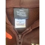 Disney  Winnie‎ The Pooh Zip Up Hoodie Womens S Juniors Brown Photo 2