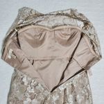 Aidan Mattox Aidan‎ Mattox Light Gold Long Sleeveless Cocktail Dress. Size: 6. Photo 6