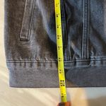 Missguided  Womens Charcoal Gray Denim Jacket Button Front Trucker Style US 8 Photo 4