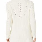 Kensie āPointelleā Turtleneck Pullover Sweater in Vanilla Sizeāsmall Photo 4