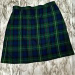 Lands' End Preppy Tartan Blue Plaid School Girl Mini Skirt Women Sz 5 Academia Photo 5