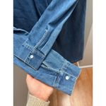 Veronica Beard NEW NWT  Denim Shift Dress Womens XS Blue Long Sleeve Mini Photo 7