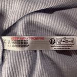 Free People  Beach Small Mini Dress V-Neck Stretch Pockets Oversized Ribbed Lilac Photo 8