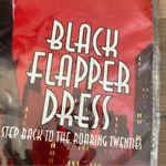 NEW Roaring 20’s Flapper Dress Outfit Halloween Costume Black Size 1X Photo 1