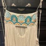 Free People embroidered embellished cutout tunic top Photo 5