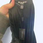 Cable & Gauge Black sequin wide leg pants with a touch of glamour  2X NWT Photo 3