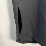 Maeve by Anthropologie Deep-V Dress Women's Small Black Slits Classic LBD NWOT Photo 9