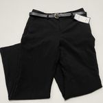 Charter Club  Trouser Dress Pants With‎ Belt Black 6 Photo 15