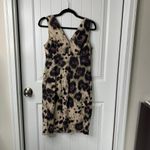 Valentino Red leopard animal Print Dress Party Cocktail size 42 vintage y2k‎ 90s Tan Photo 2