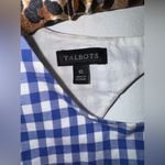 Talbots 🍋  LEMONS & GINGHAM SHIFT DRESS 10 Photo 3