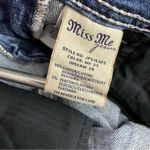 Miss Me Angel Wing Rhinestone Western Cropped Capri Distressed Stretch Jeans 26 Photo 14