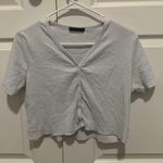 Brandy Melville white button down top Photo 0