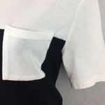 3.1 Phillip Lim Phillip Lim 3.1 Black & White Knit Short Sleeve Colorblock Crewneck Tee Shirt Photo 3