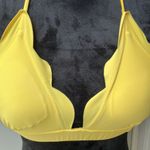 Yellow halter style bikini top size medium Photo 2