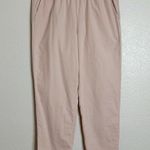 Uniqlo 100% Cotton Pink Relaxed Ankle Pants, Size XL Photo 0