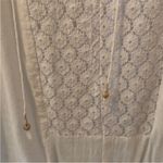 Free People  White Flowy Shirt Size Small **update no Size tag Photo 3