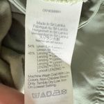 Madewell Curved Hem Linen Lyocell Blend Mini Skirt Sage Green Coastal Cool M Photo 5