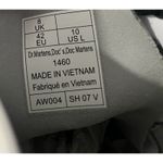 Dr. Martens  1460 White Leather Matte Eight Eye Combat Boots Women's US Size 10 Photo 4