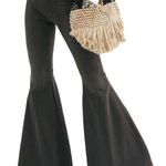 Free People Just Float On Flare Jeans Black Photo 0